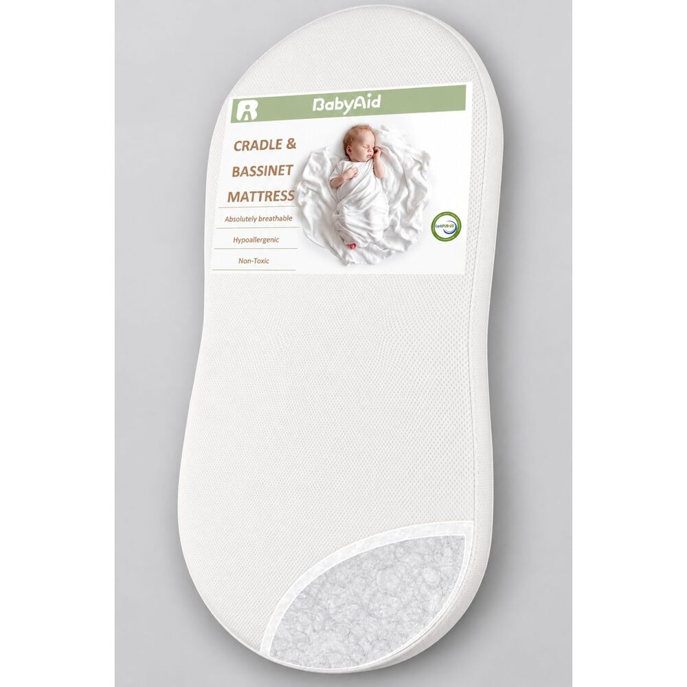 30x18 Hourglass Bassinet Mattress for HALO BassiNest 3D Airflow